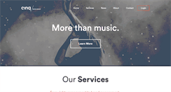 Desktop Screenshot of cinqmusic.com